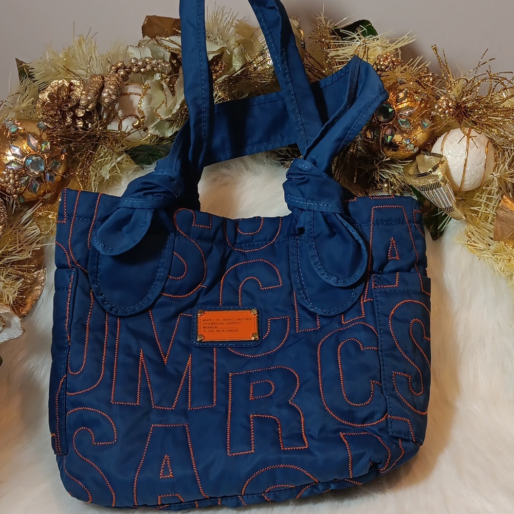 Marc by Marc Jacob's  Tote Bag Blue/Orange Women